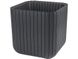Горшок для цветов пластиковый Keter Cube Planter L 230225 графит